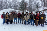 Seventeen Shooters took part on a snowy day.